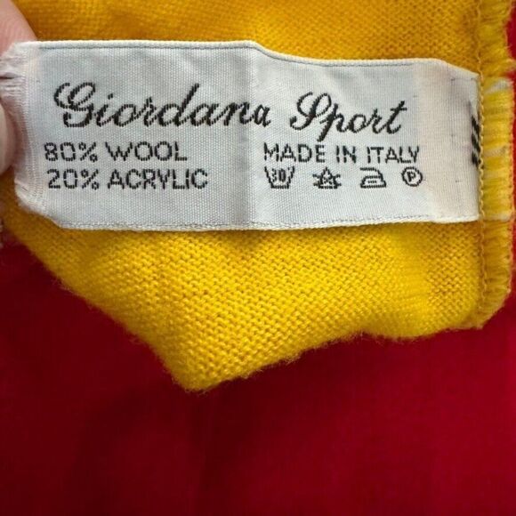 Vintage Raleigh Womens Wool Blend Cycle Quarter Zip Jersey Sz 4 Made in Italy - Picture 7 of 9